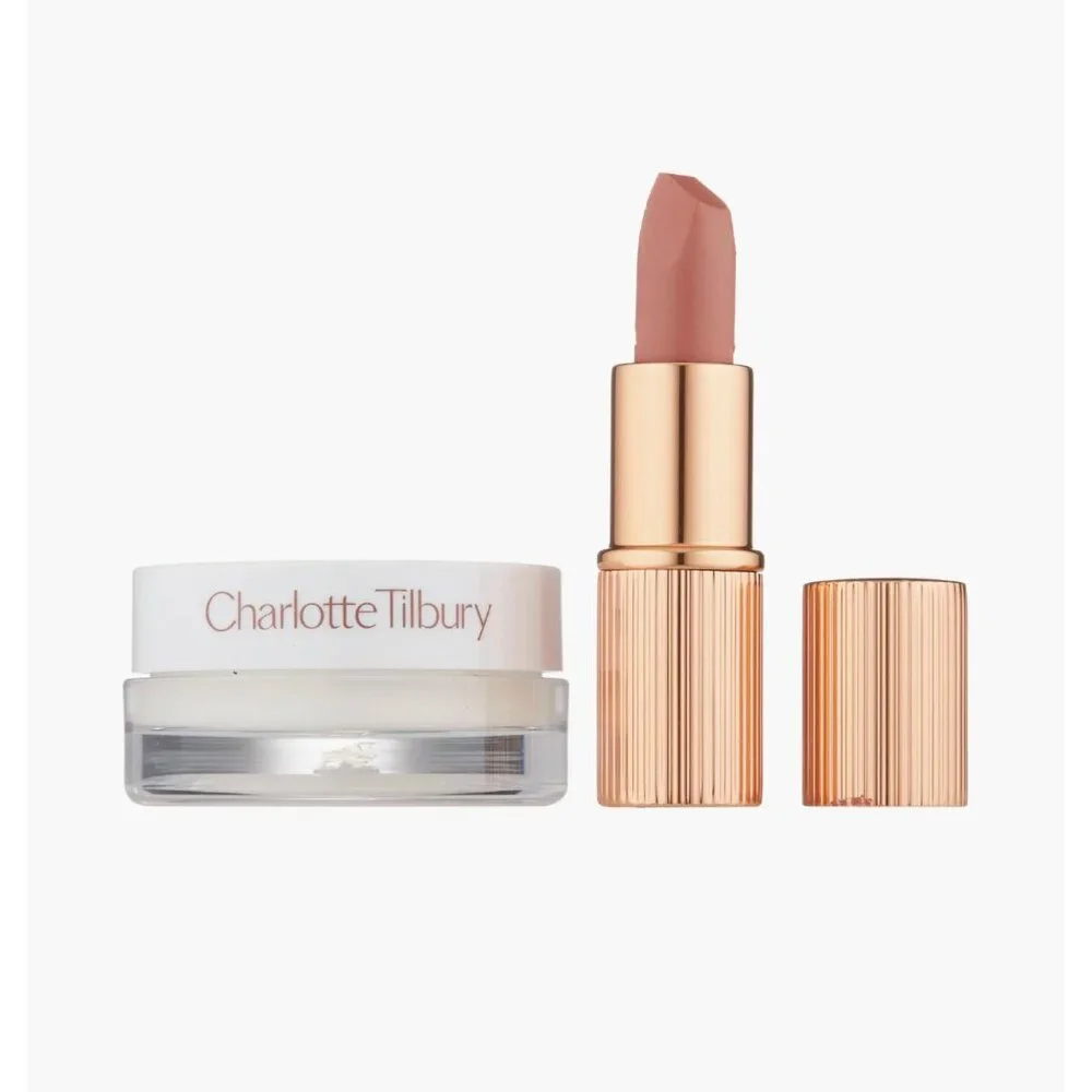 Charlotte Tilbury 2 travel Size Samples-Magic Moisturizer Gel & Lipstick Pillow